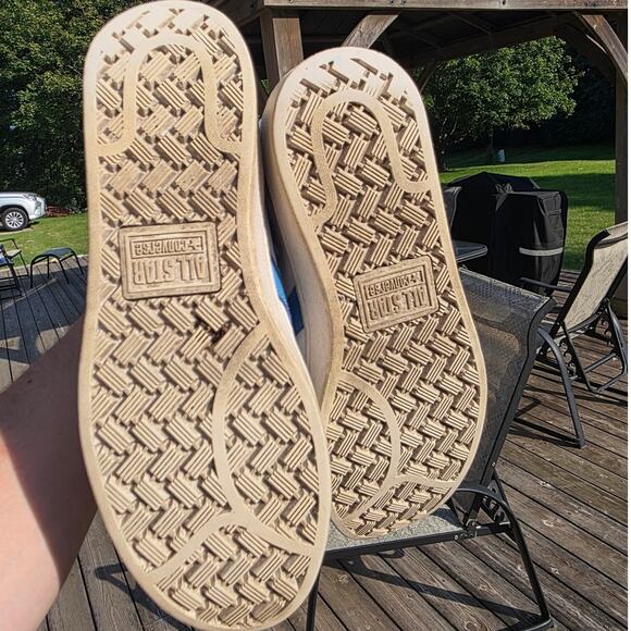 Converse Pro Leather Hi "White Coast Blue (UNC)" - Picture 6 of 7